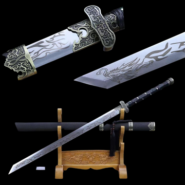 The Rongufeijushao Handmade Ninjato Manganese Steel-Romance of Men